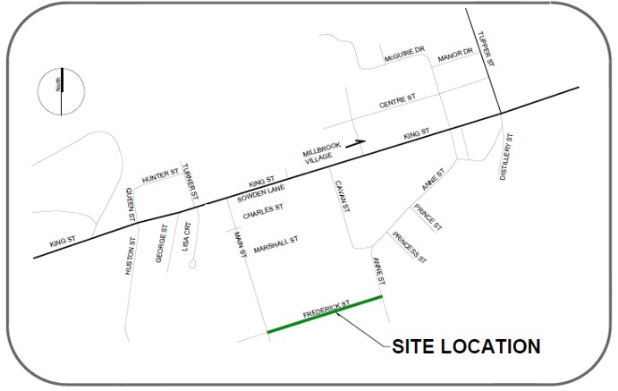 Frederick Street Map