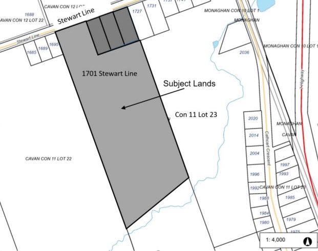 Key Map for zoning by law amendment 06-23