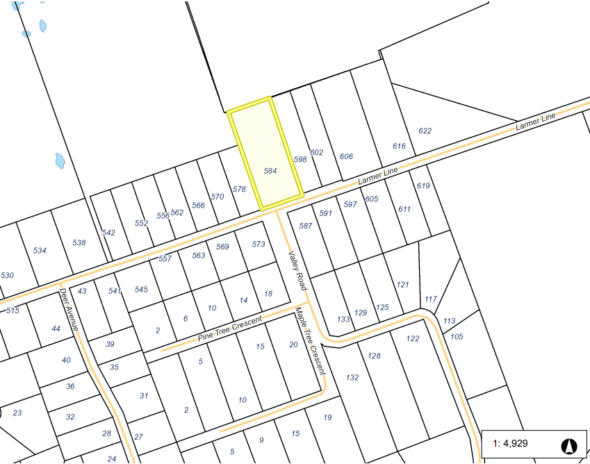 Key Map for zoning by law amendment 2024-08