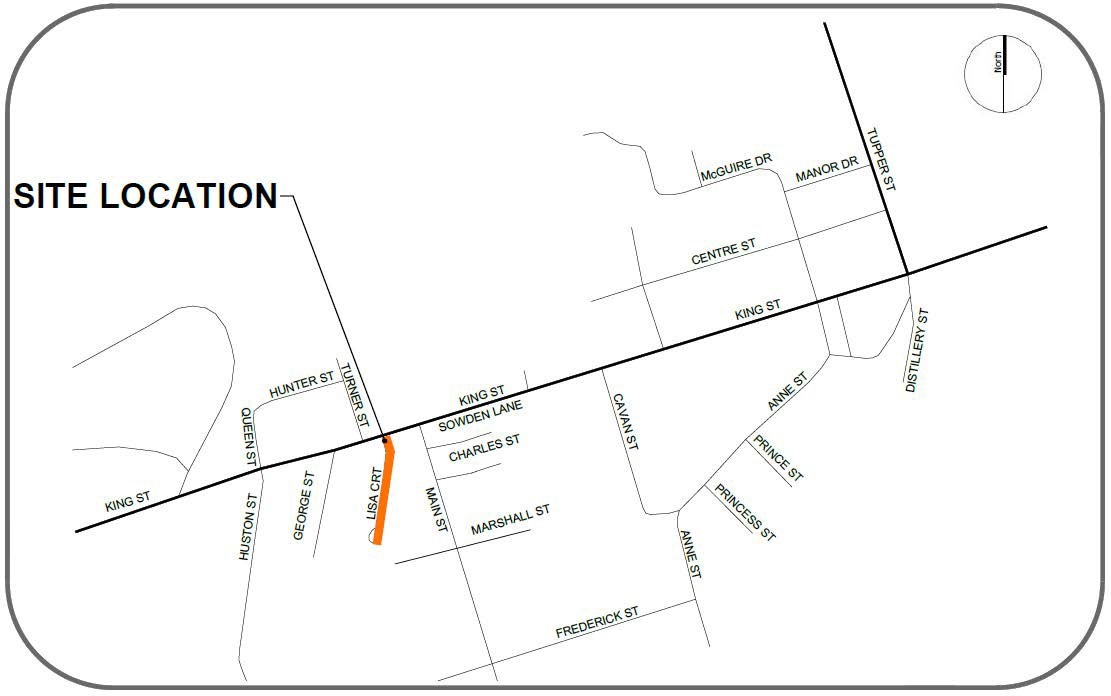 Lisa Court Reconstruction Map