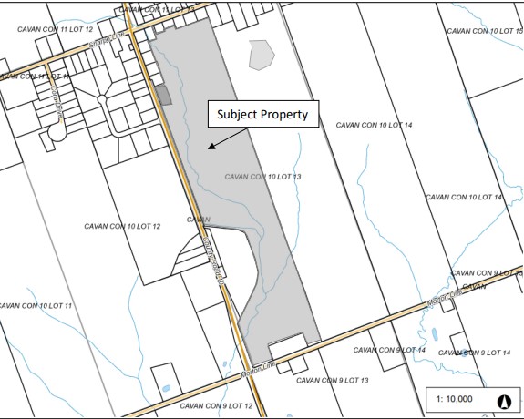 Key Map for zoning by law amendment 07-23