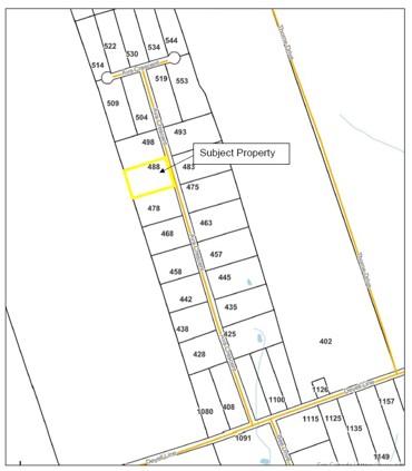 Key Map of 488 Ava Crescent