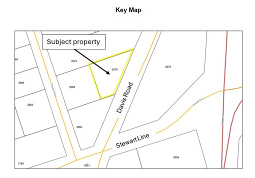 Key Map 2078 Davis Road